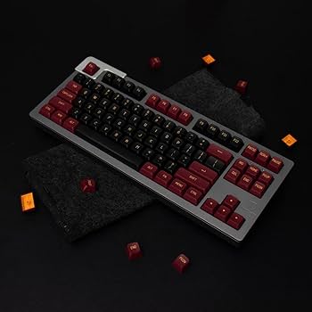 Uomiさん専用　２ｘ キーキャップ Amazon | mintcap レッド ブラック キーキャップセット MSA
